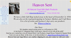 Desktop Screenshot of heavensentbath.com