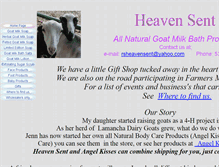 Tablet Screenshot of heavensentbath.com